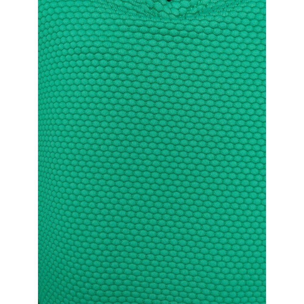 Stoney Clover Ln S 4-6 Deep V-Neck Textured One Piece Green Swim Suit Target NWT - Picture 4 of 9